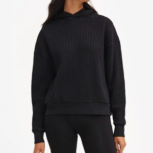 Mate the label organic waffle relaxed hoodie